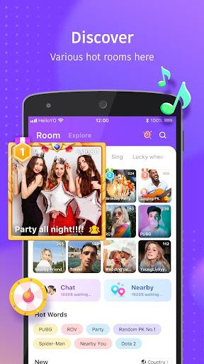 Hello Yo - Group Chat Rooms スクリーンショット 1