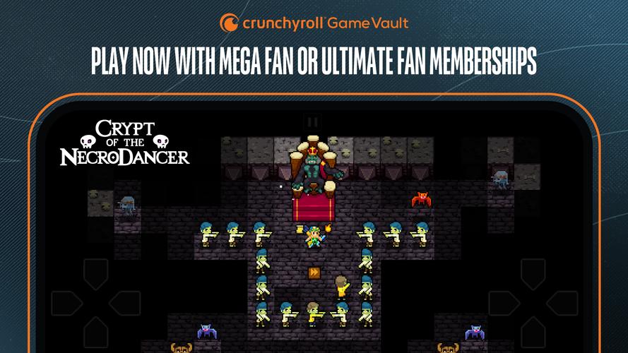 Crunchyroll: NecroDancer स्क्रीनशॉट 1