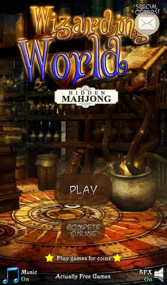 Mahjong: A Wizards World Скриншот 0
