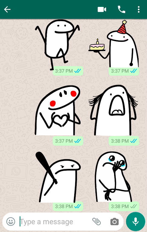 Flork memes stickers WASticker Tangkapan skrin 0