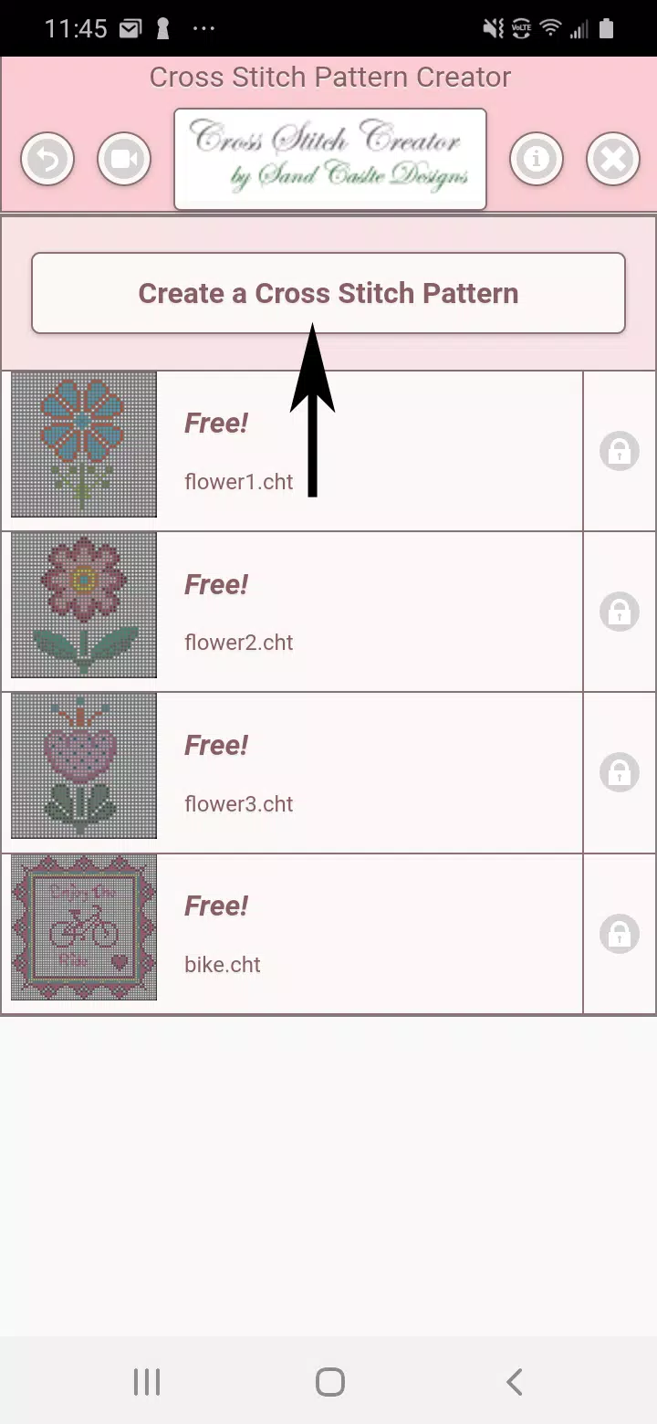 Cross Stitch Pattern Creator Schermafbeelding 0