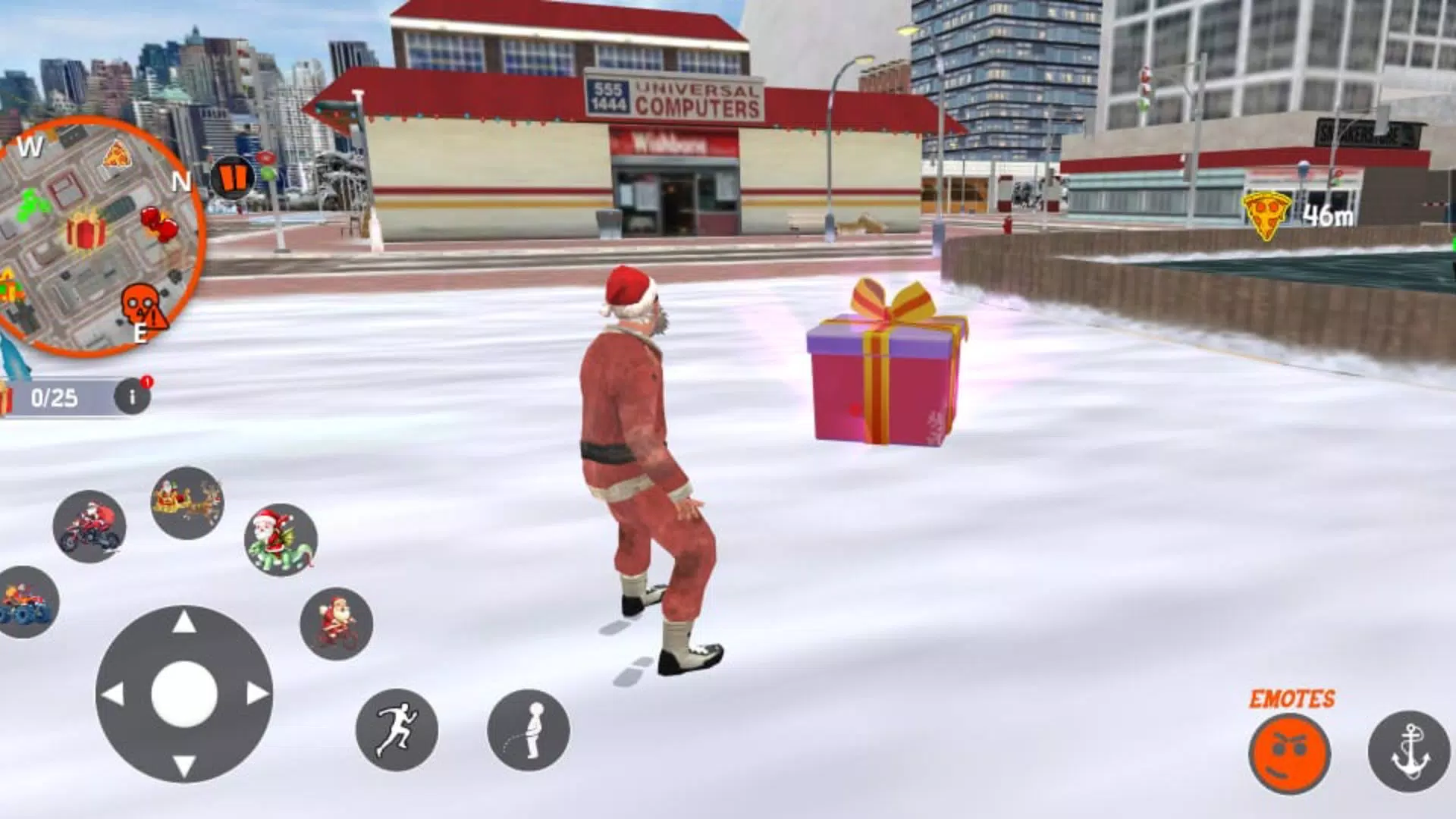 Gangster Santa Openworld Game Capture d'écran 2