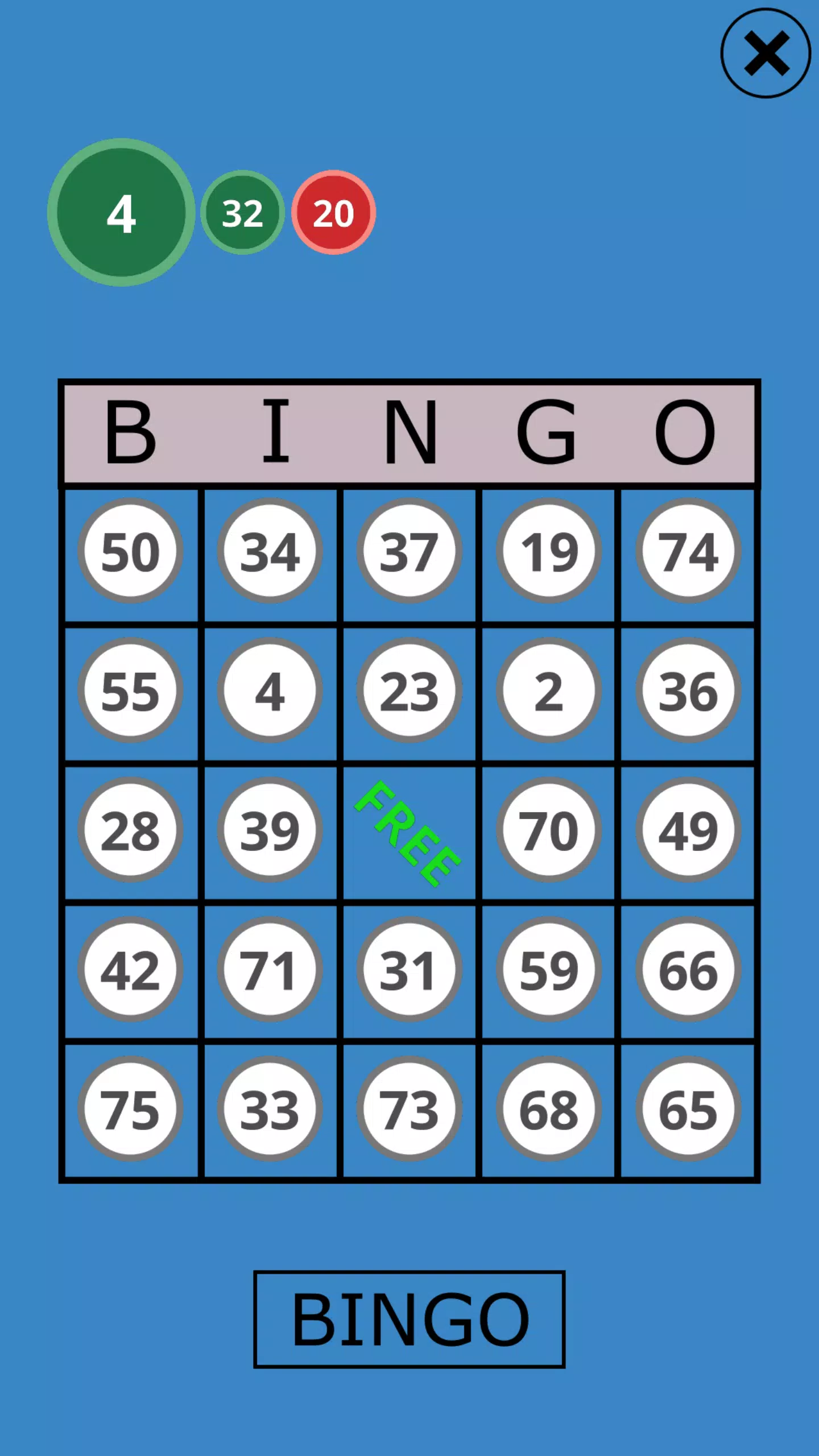 Classic Bingo Touch Captura de tela 0