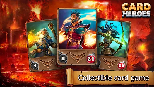 Card Heroes: TCG/CCG deck Wars Mod Captura de pantalla 1