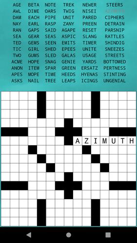 Drag-n-Drop Crossword Fill-Ins Скриншот 2
