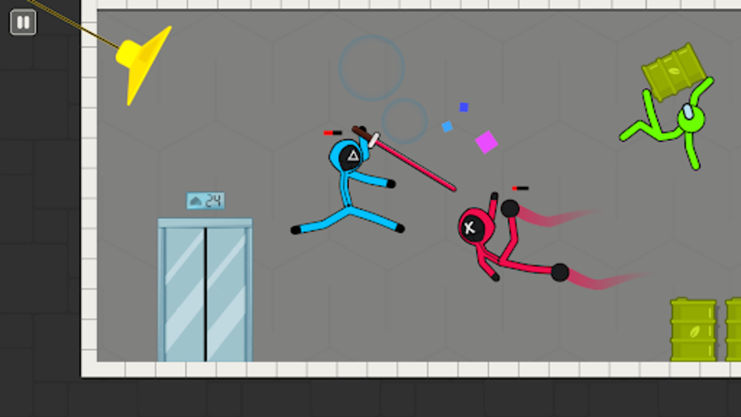 Schermata Skinnyman Battle Playground 2 Mod 1