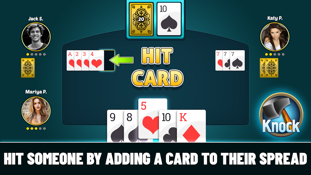 Tonk – Rummy Card Game ဖန်သားပြင်ဓာတ်ပုံ 0