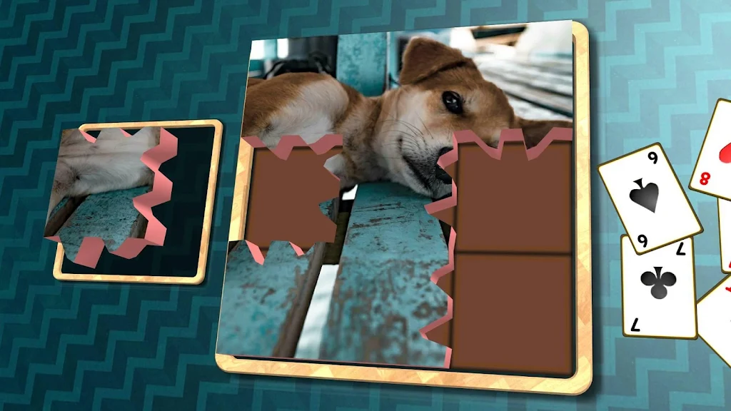 Jigsaw Solitaire - Dogs ภาพหน้าจอ 0