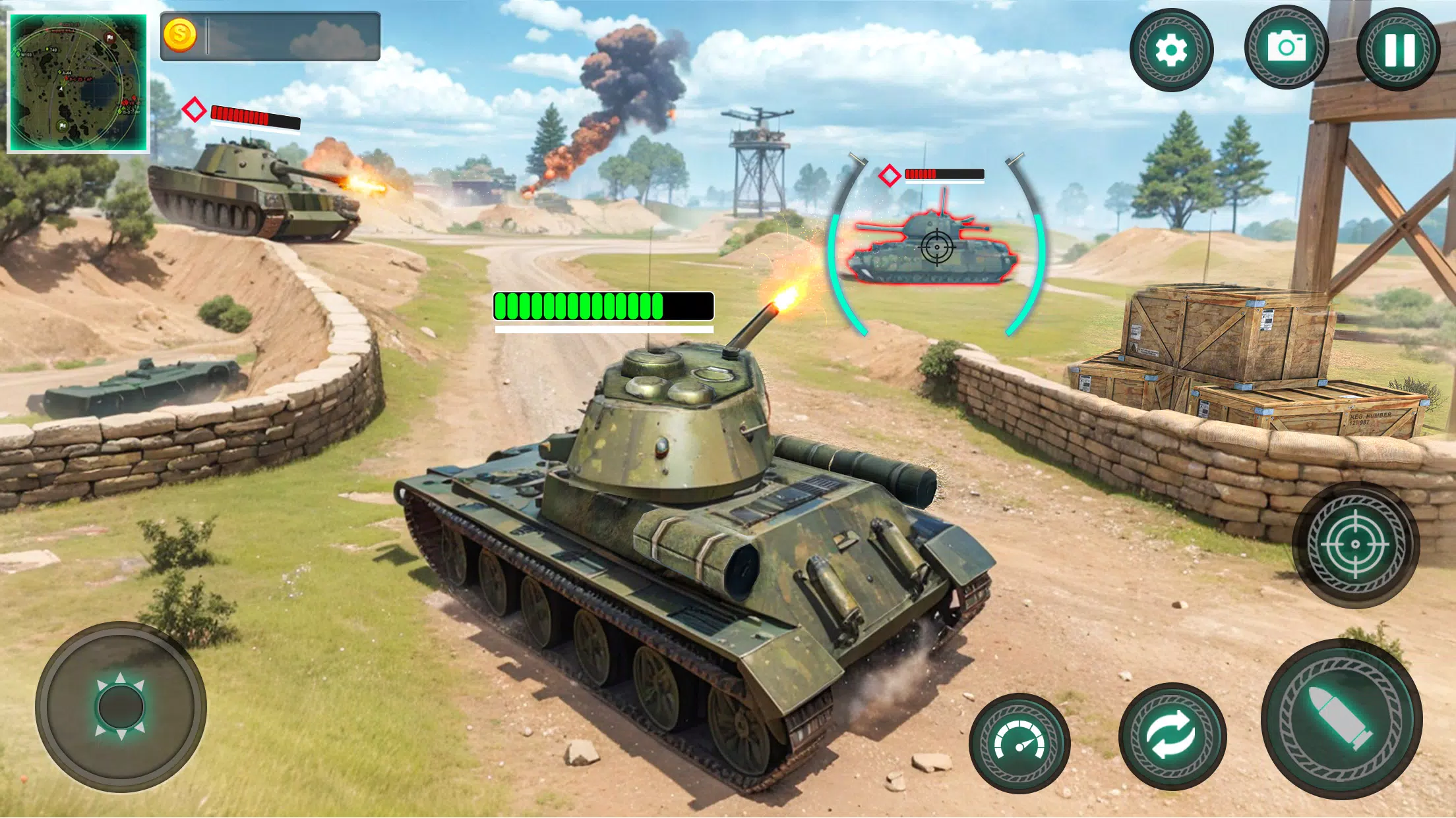 Military Tank War Machine Sim スクリーンショット 2