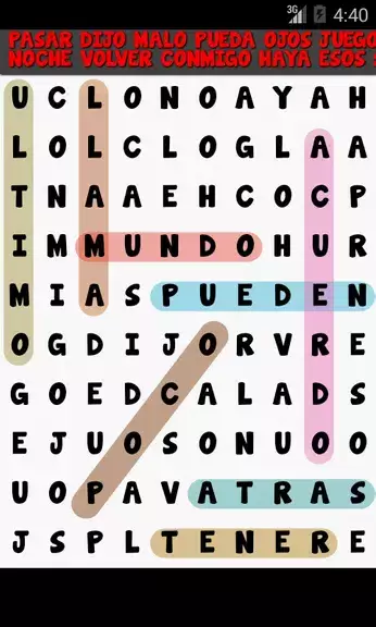 Word Search multilingual Captura de tela 3