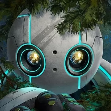Plakat filmowy dzikiego robota