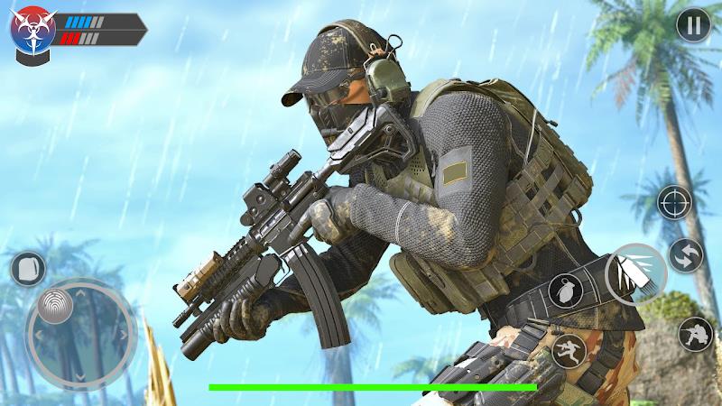 Commando Battle Shooting Games Captura de tela 0