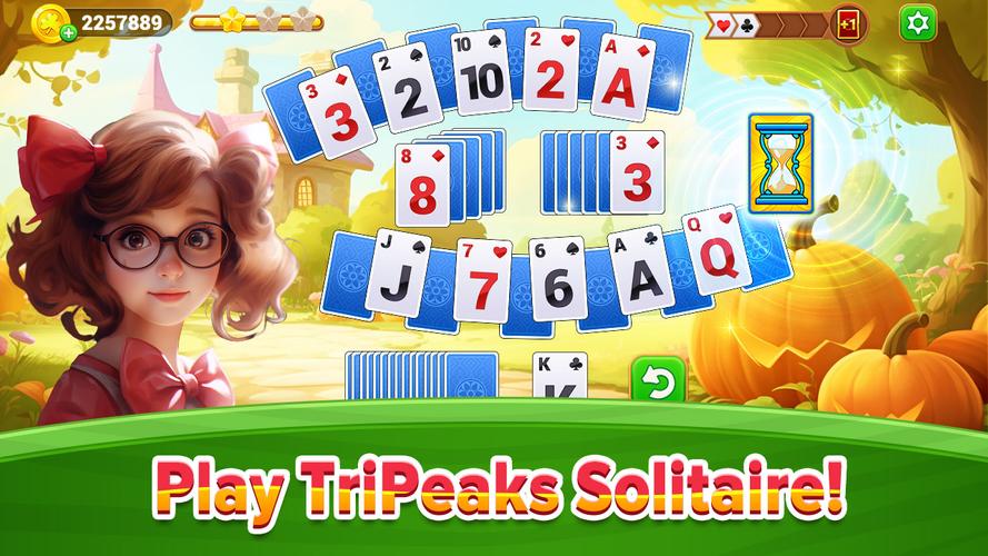 TriPeaks Solitaire Flowers Скриншот 0