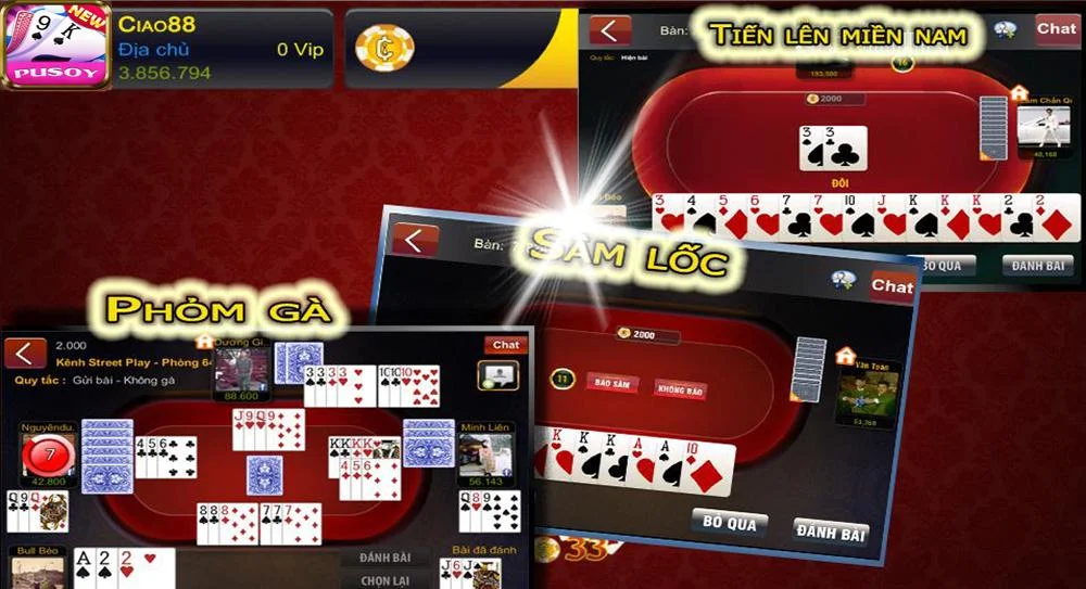 Game danh bai doi thuong Online PUSOY Capture d'écran 2