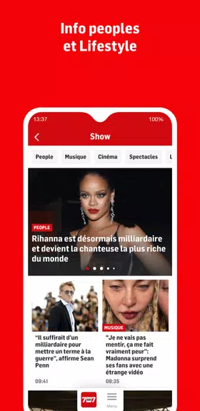 7sur7.be Mobile Captura de tela 2