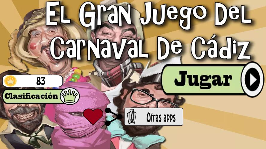 El juego del Carnaval de Cádiz Ekran Görüntüsü 0