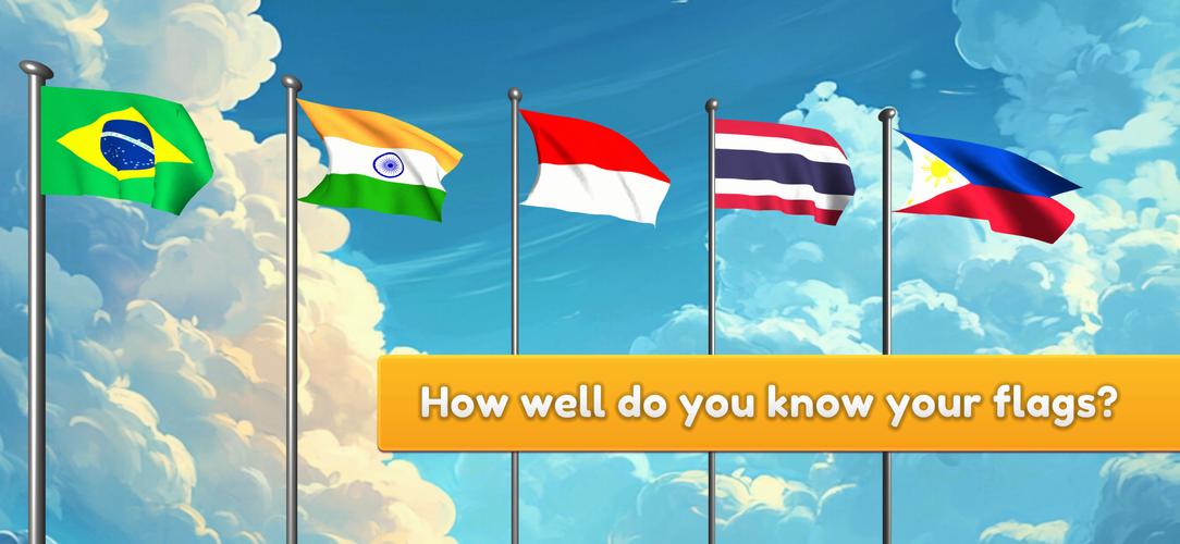 Flag Naming Trivia Guess Quiz应用截图第1张