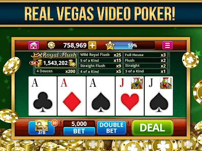 Video Poker Play Poker Offline Скриншот 3