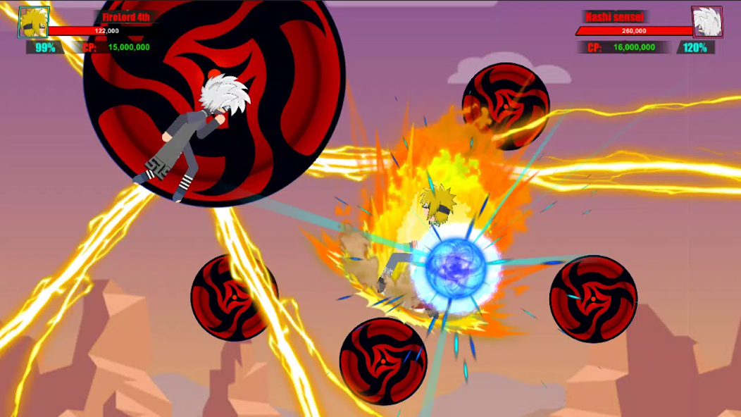 Stickman Ninja Fight 3v3 Mod ဖန်သားပြင်ဓာတ်ပုံ 2