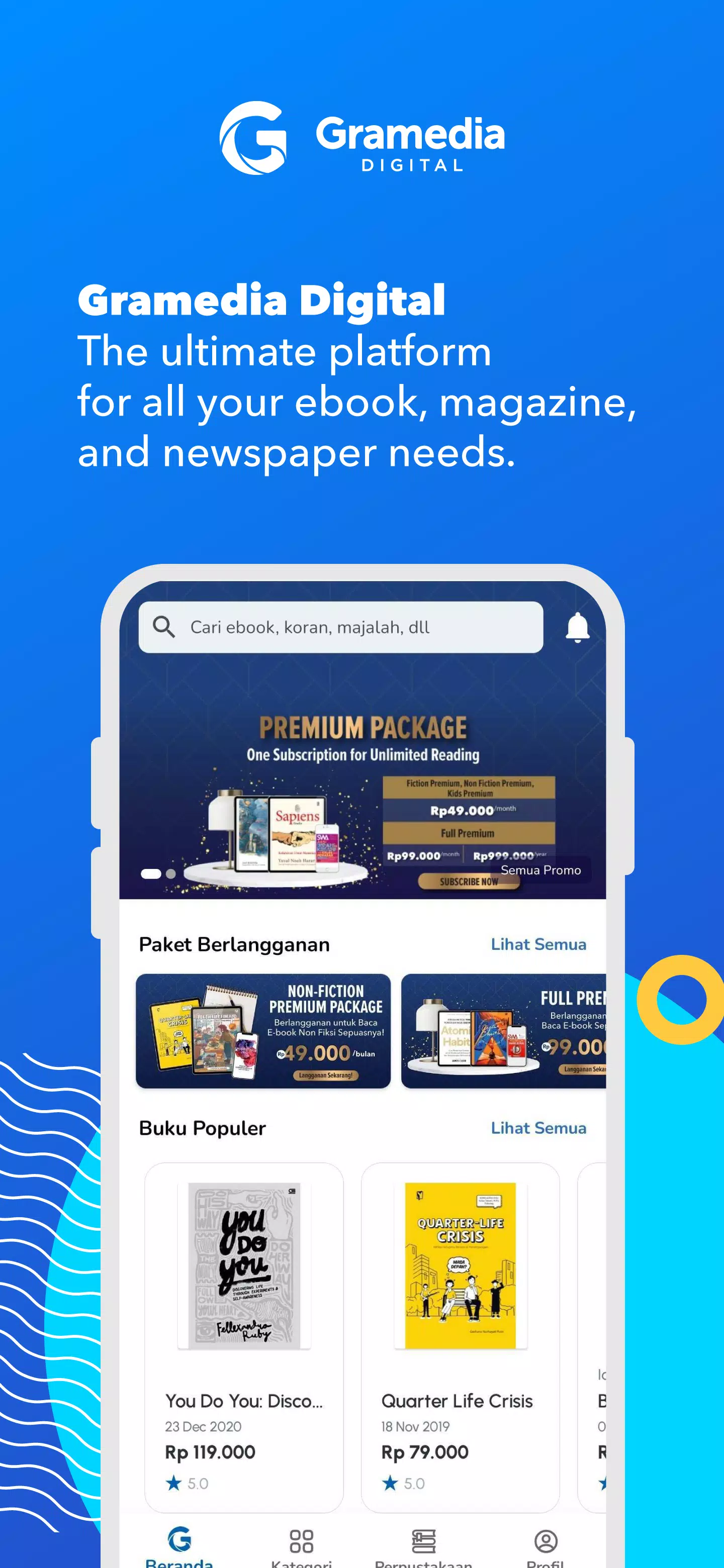 Schermata Gramedia Digital 0