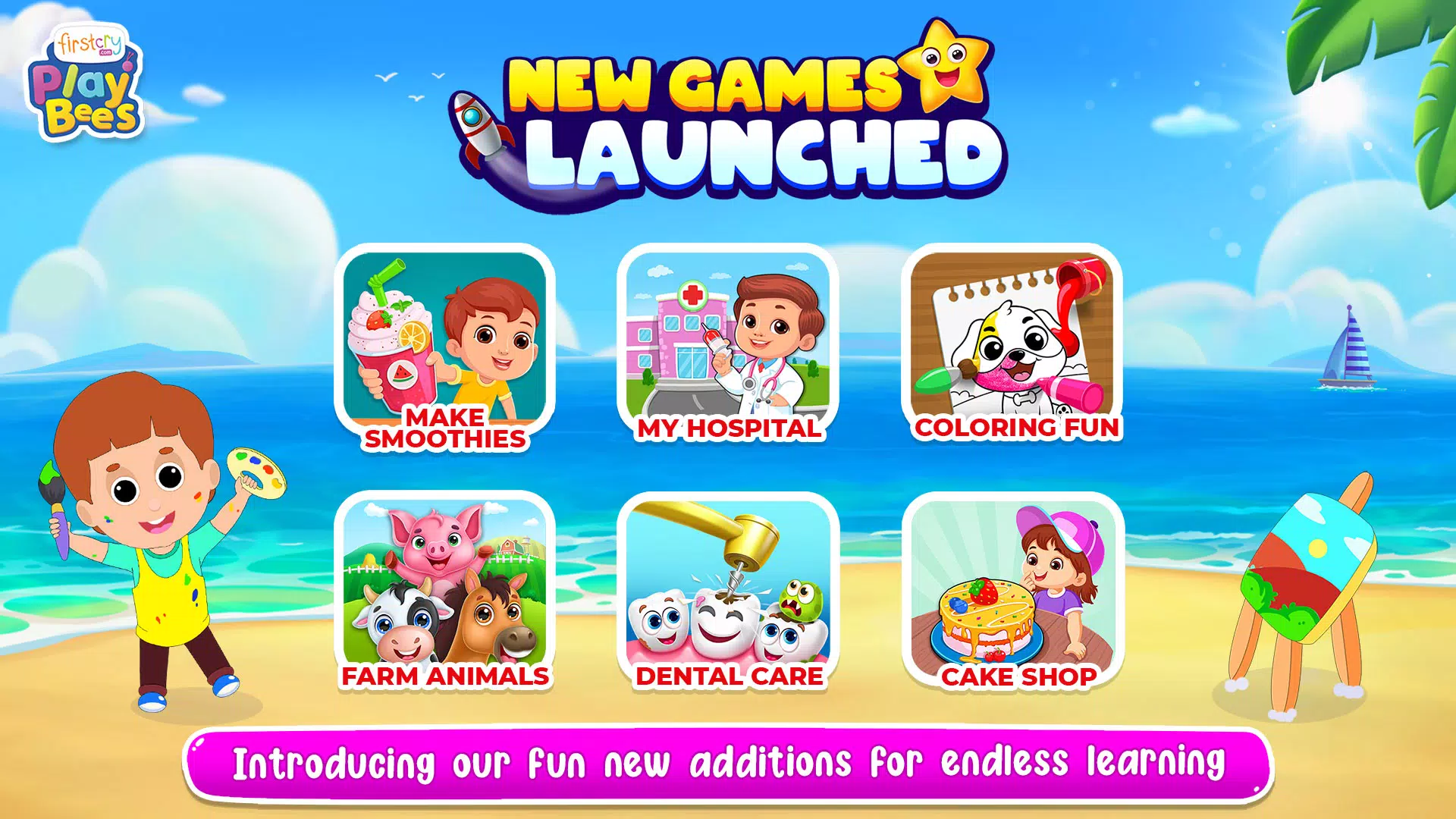 FirstCry PlayBees - Baby Games ภาพหน้าจอ 0