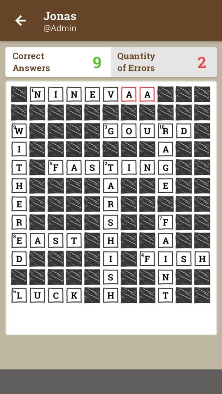 Biblical Crosswords ภาพหน้าจอ 2