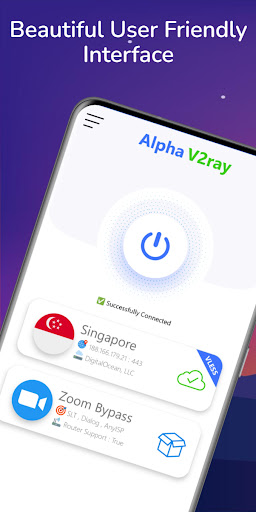 Alpha V2ray - Tunnel VPN Captura de tela 0