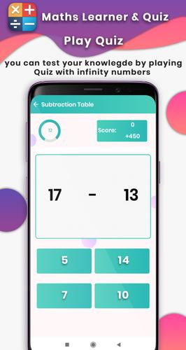 Learn Math : mental arithmetic स्क्रीनशॉट 3