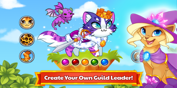 Castle Cats - Idle Hero RPG Schermafbeelding 2