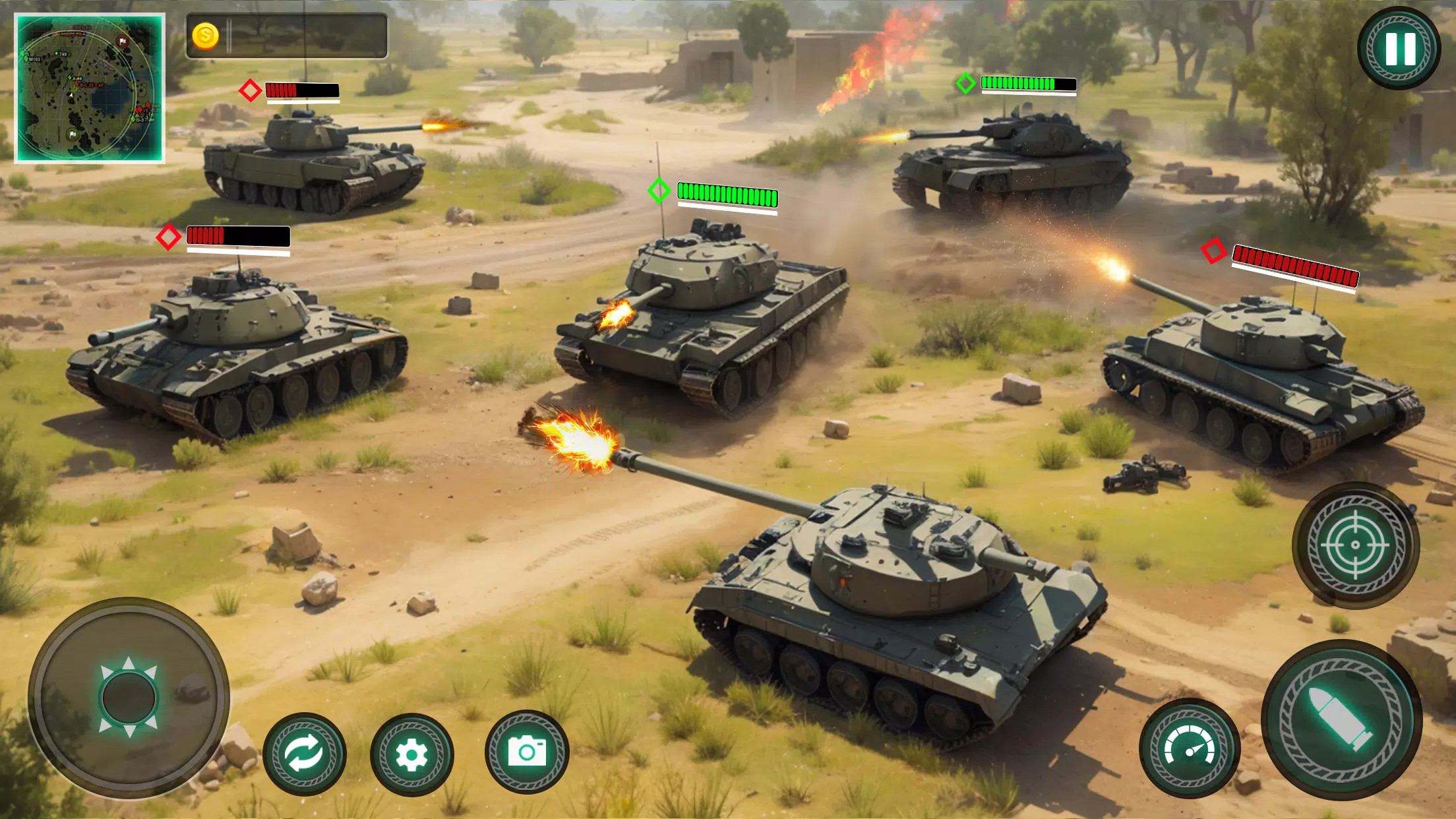 Military Tank War Machine Sim スクリーンショット 0