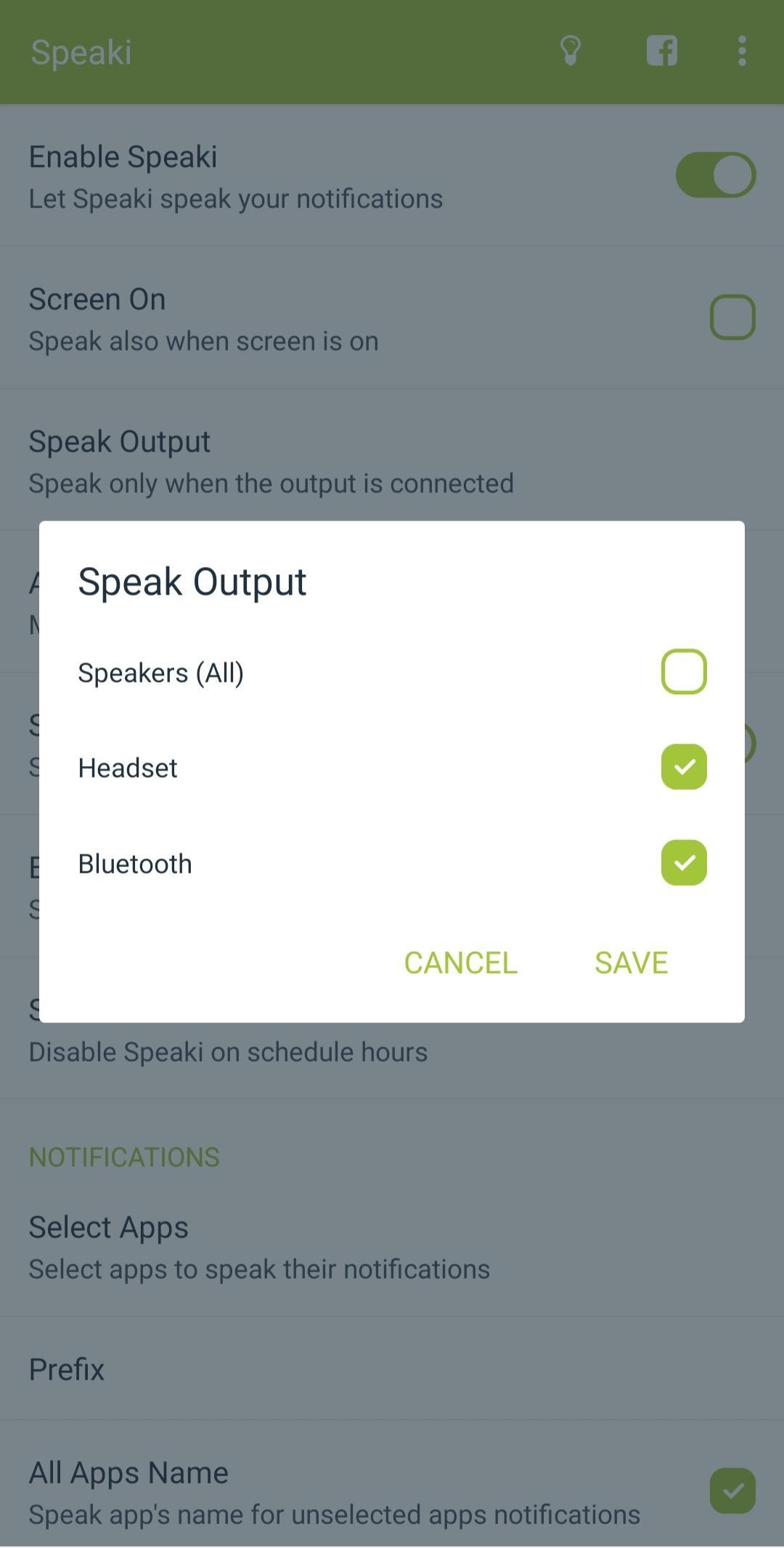 Speaki - Voice Notifications Captura de pantalla 3