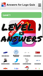 Answers for Logo Quiz Capture d'écran 1