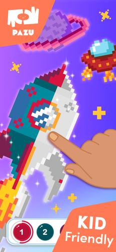Pixel Coloring Games For Kids Ekran Görüntüsü 2