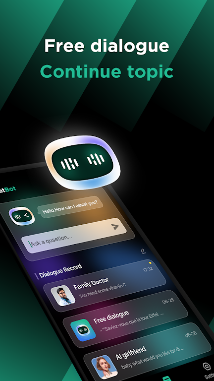 ChatBot – AI Chat Mod Captura de tela 1