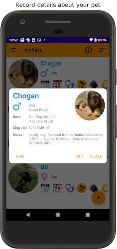 myPets - Pet Manager Ekran Görüntüsü 1