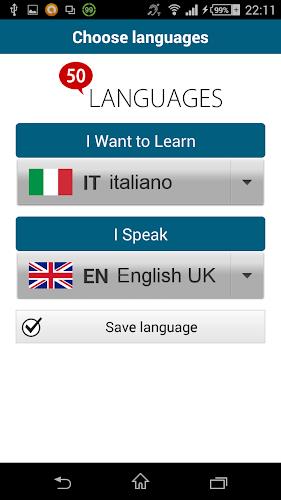 Learn Italian - 50 languages Screenshot 0