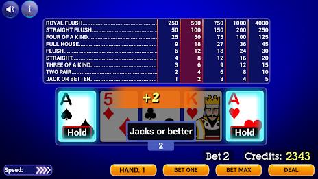 Video Poker: Multi Hand Zrzut ekranu 1