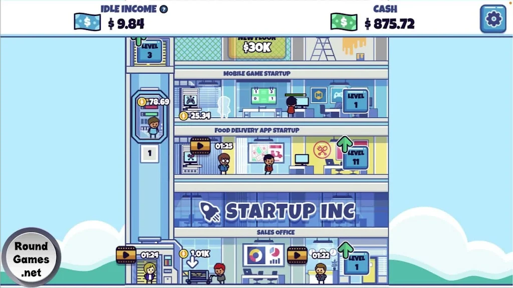 Idle Startup Tycoon スクリーンショット 3