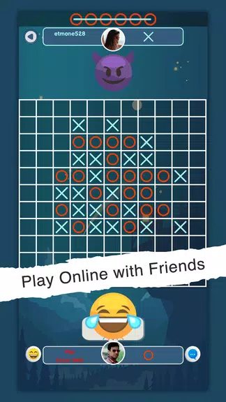 Tic Tac Toe Online - XO Game Tangkapan skrin 1