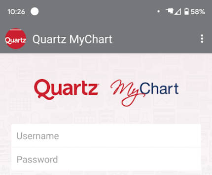 Schermata Quartz MyChart 0