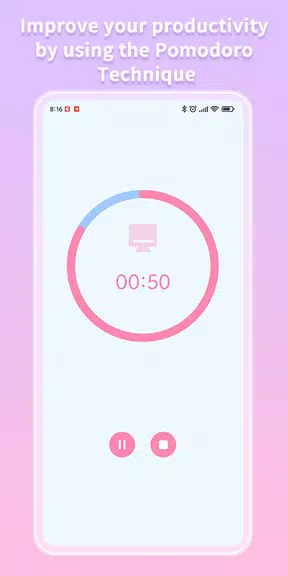 Brain Focus Productivity Timer Tangkapan skrin 0