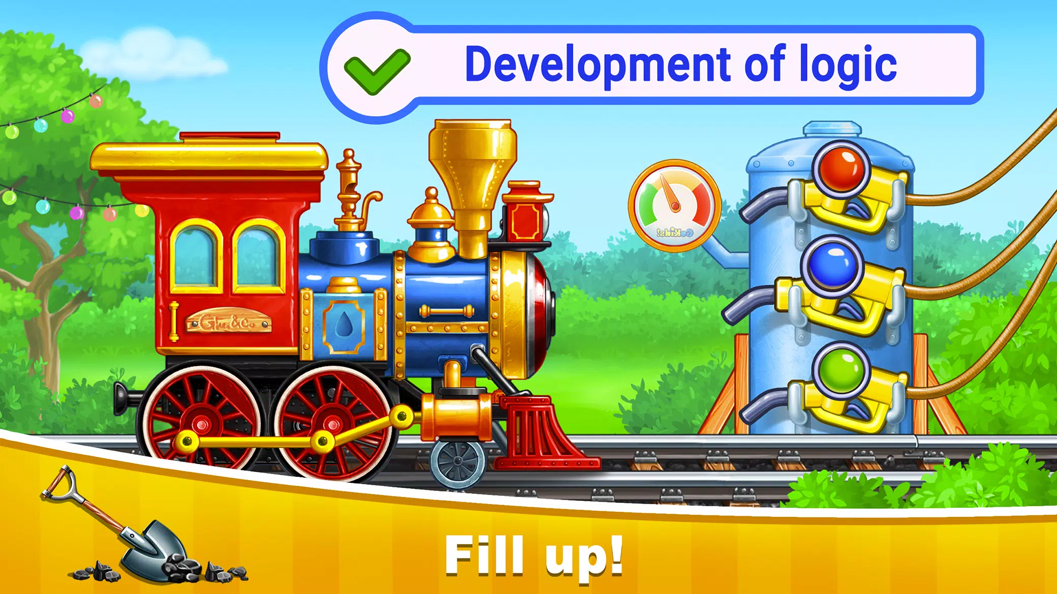 Train Games for Kids: station Zrzut ekranu 1