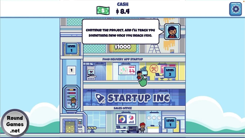 Idle Startup Tycoon スクリーンショット 1