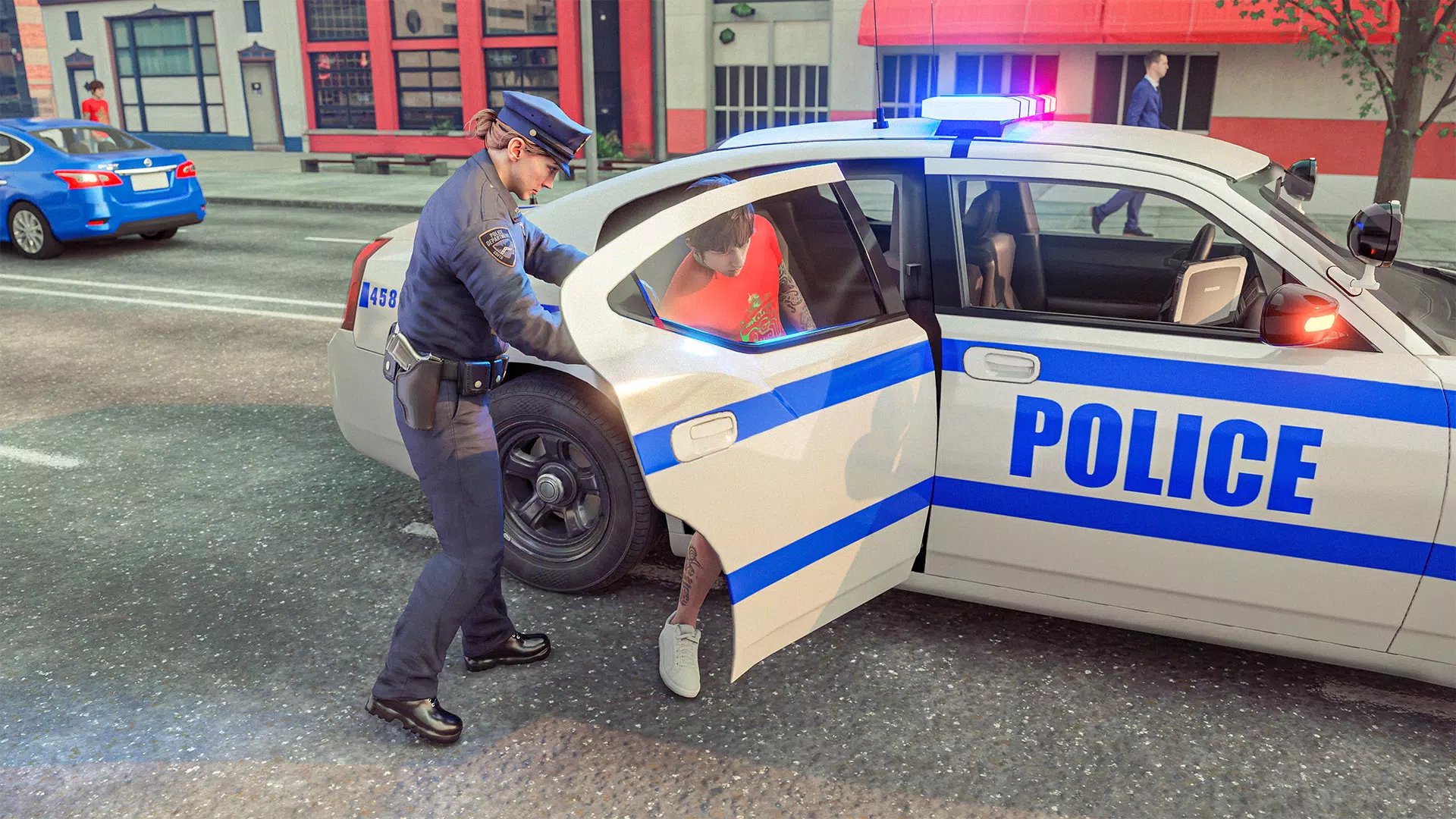 Police Simulator Job Cop Game Tangkapan skrin 2