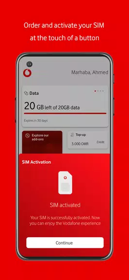 My Vodafone Oman ภาพหน้าจอ 3