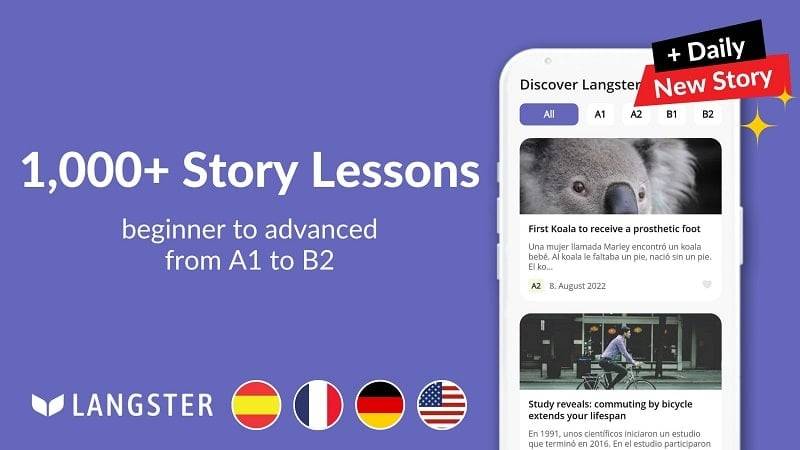 Learn Languages with Langster Capture d'écran 3