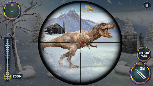 Dino Hunter Sniper 3d: Dinosaur Free FPS Shooting Скриншот 0