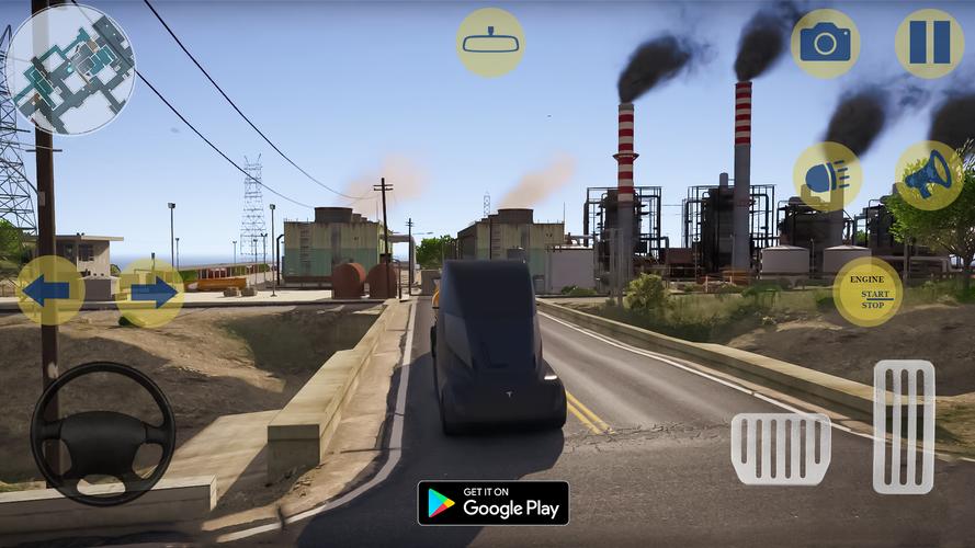 US Cargo Truck Games 3D Zrzut ekranu 2