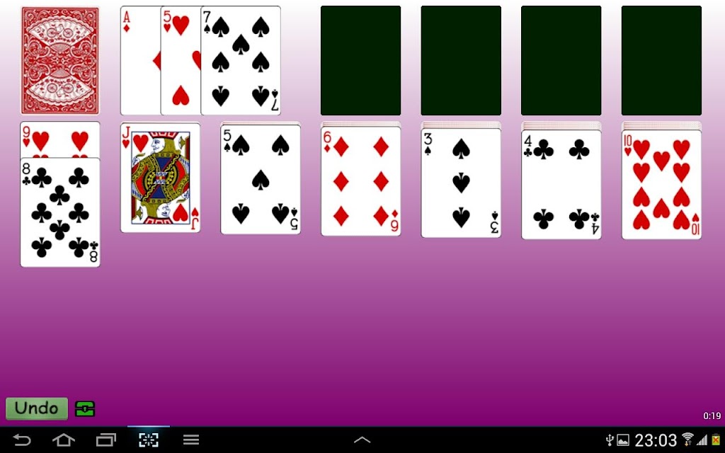 Klondike Solitaire Cards ဖန်သားပြင်ဓာတ်ပုံ 3