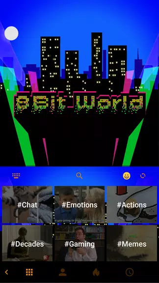 bitworld Keyboard Theme ภาพหน้าจอ 2